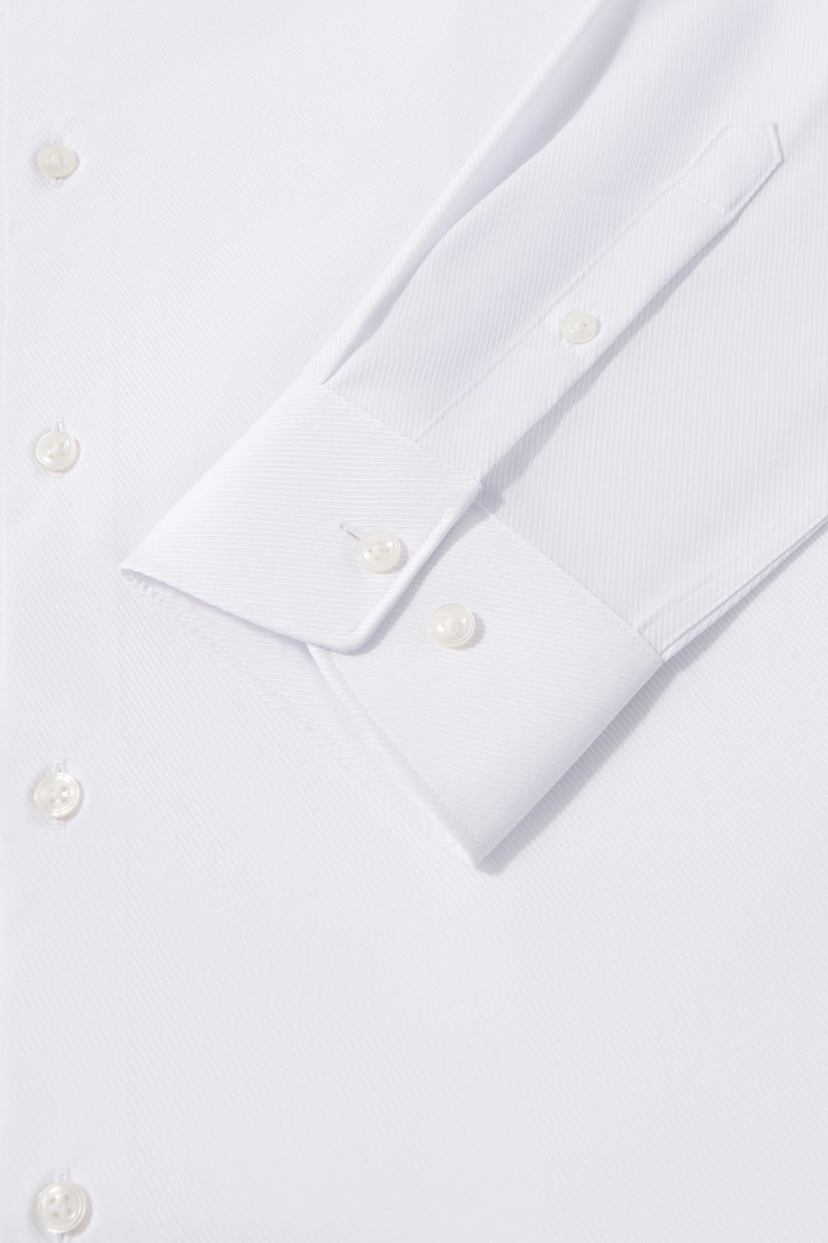 Non-Iron Three Proof Finish Dobby Twill Smart Fit Long Sleeve Shirt