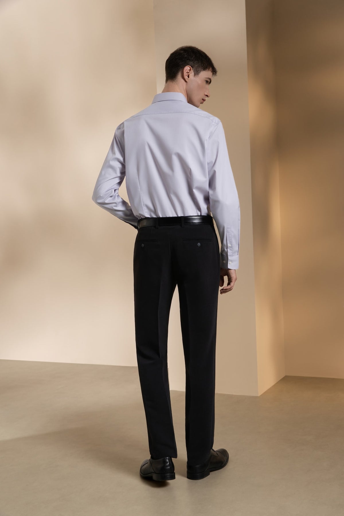 Non-Iron Three Proof Finish Dobby Twill Smart Fit Long Sleeve Shirt