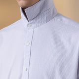 Non-Iron Three Proof Finish Stripe Smart Fit Long Sleeve Shirt