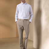 Non-Iron Dry Poplin Smart Fit Long Sleeve Shirt