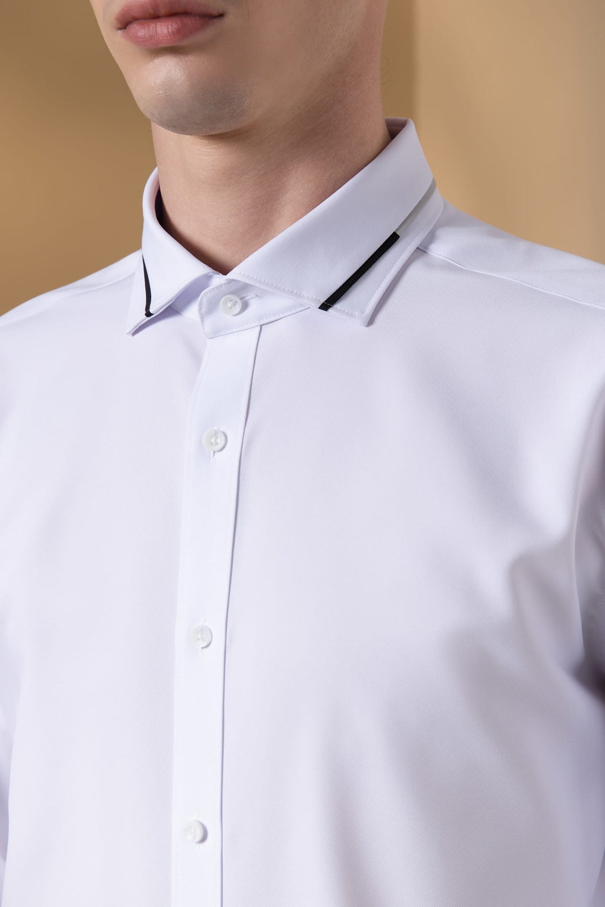 Non-Iron Dry Poplin Smart Fit Long Sleeve Shirt