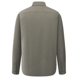 Lyocell Blend Stripe Comfor Fit Long Sleeve Casual Shirt