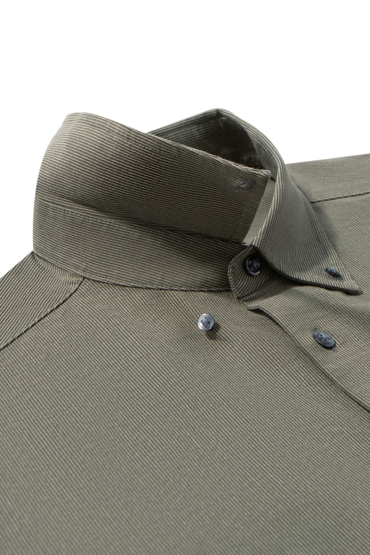 Lyocell Blend Stripe Comfor Fit Long Sleeve Casual Shirt