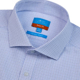 Easy Ironing Opaque UV Protection Check Smart Fit Long Sleeve Shirt