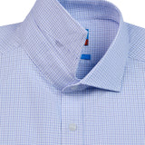 Easy Ironing Opaque UV Protection Check Smart Fit Long Sleeve Shirt