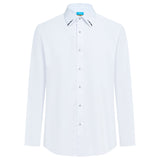 Easy Ironing Opaque UV Protection Fine Twill Smart Fit Long Sleeve Shirt