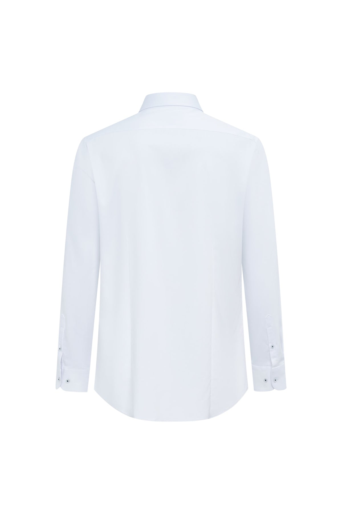 Easy Ironing Opaque UV Protection Fine Twill Smart Fit Long Sleeve Shirt