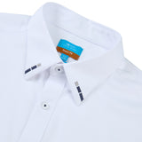 Easy Ironing Opaque UV Protection Fine Twill Smart Fit Long Sleeve Shirt