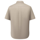 Pure Cotton Oxford Relax Fit Short Sleeve Casual Shirt with Logo