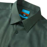 Non-Iron Cotton Blend Dobby Twill Smart Fit Short Sleeve Shirt