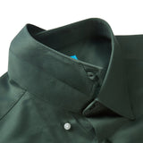 Non-Iron Cotton Blend Dobby Twill Smart Fit Short Sleeve Shirt