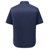 Non-Iron Cotton Blend Dobby Twill Smart Fit Short Sleeve Shirt