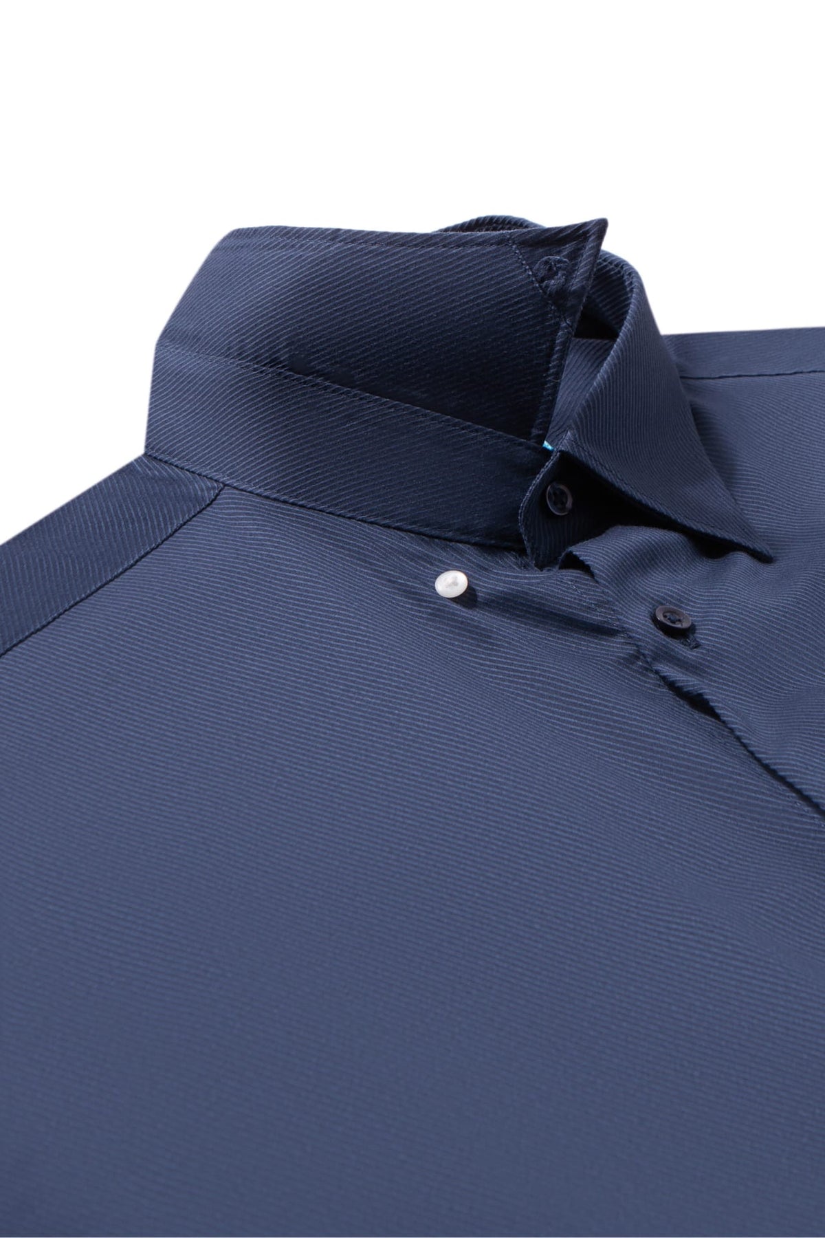 Non-Iron Cotton Blend Dobby Twill Smart Fit Short Sleeve Shirt