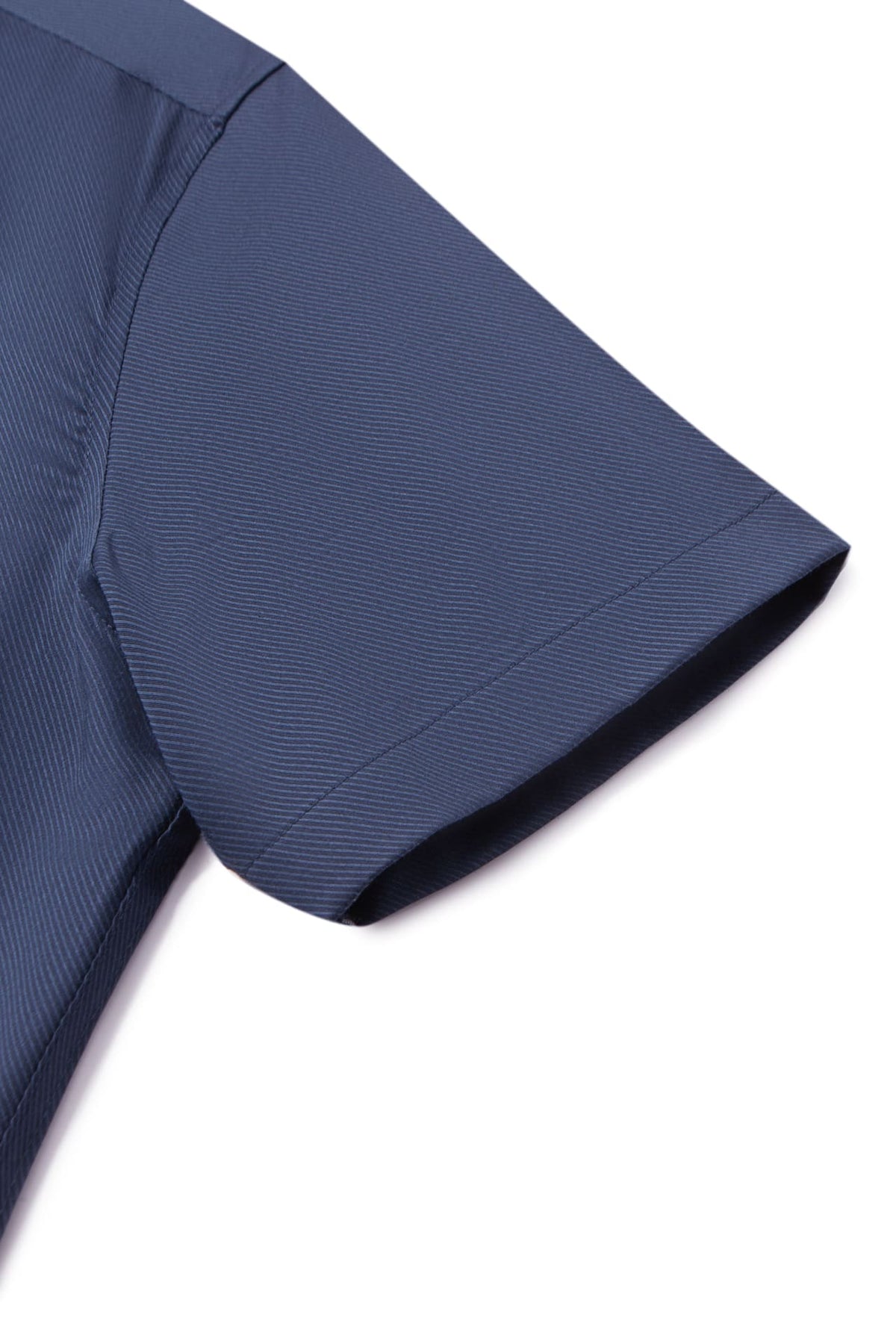 Non-Iron Cotton Blend Dobby Twill Smart Fit Short Sleeve Shirt