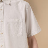 Non-Iron Easy Care Cotton Blend Stretch Check Smart Fit Short Sleeve Shirt
