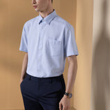 Non-Iron Dry 2-Tone Oxford Smart Fit Short Sleeve Shirt