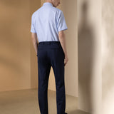 Non-Iron Dry 2-Tone Oxford Smart Fit Short Sleeve Shirt