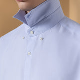 Non-Iron Dry 2-Tone Oxford Smart Fit Short Sleeve Shirt
