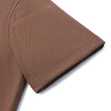 2 Side Brush Twill Comfort Fit Short Sleeve Casual Shirt