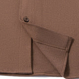 2 Side Brush Twill Comfort Fit Short Sleeve Casual Shirt