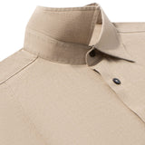 Linen Blend Comfort Fit Short Sleeve Casual Shirt