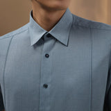 Linen Blend Comfort Fit Short Sleeve Casual Shirt