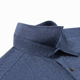 Linen Blend Comfort Fit Short Sleeve Casual Shirt