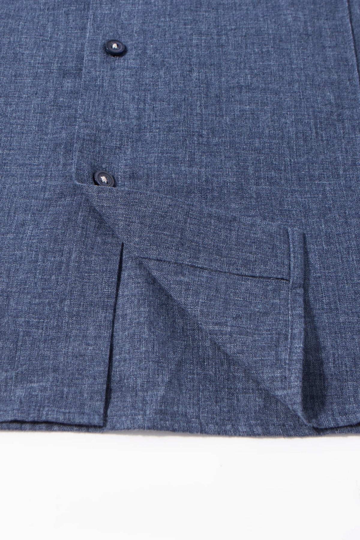 Linen Blend Comfort Fit Short Sleeve Casual Shirt