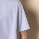Non-Iron Three Proof Finish Stripe Smart Fit Short Sleeve Shirt