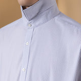 Non-Iron Three Proof Finish Stripe Smart Fit Short Sleeve Shirt