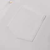 Lyocell Blend Stripe Comfor Fit Short Sleeve Casual Shirt