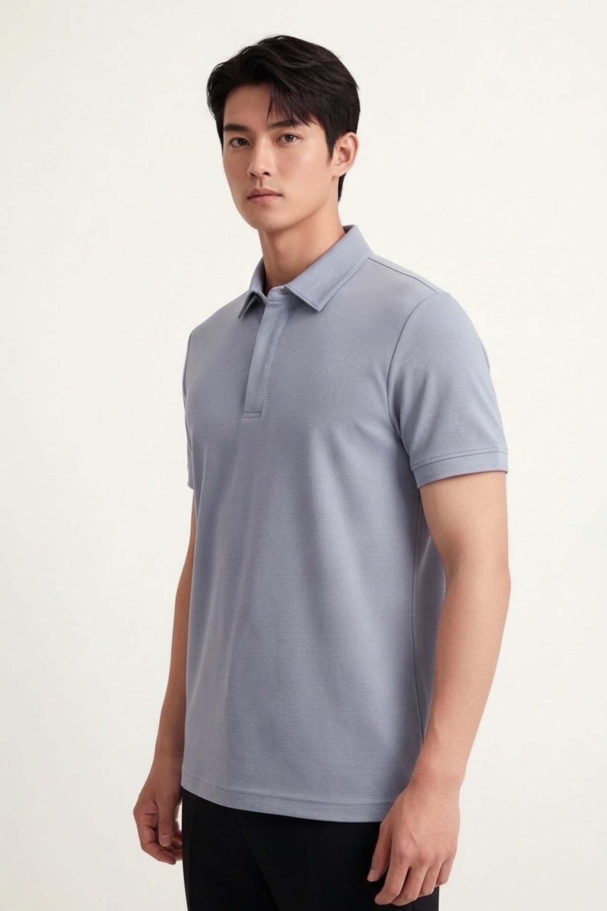 Cool Touch Mercerized Cotton Ottoman Relax Fit Polo Tee