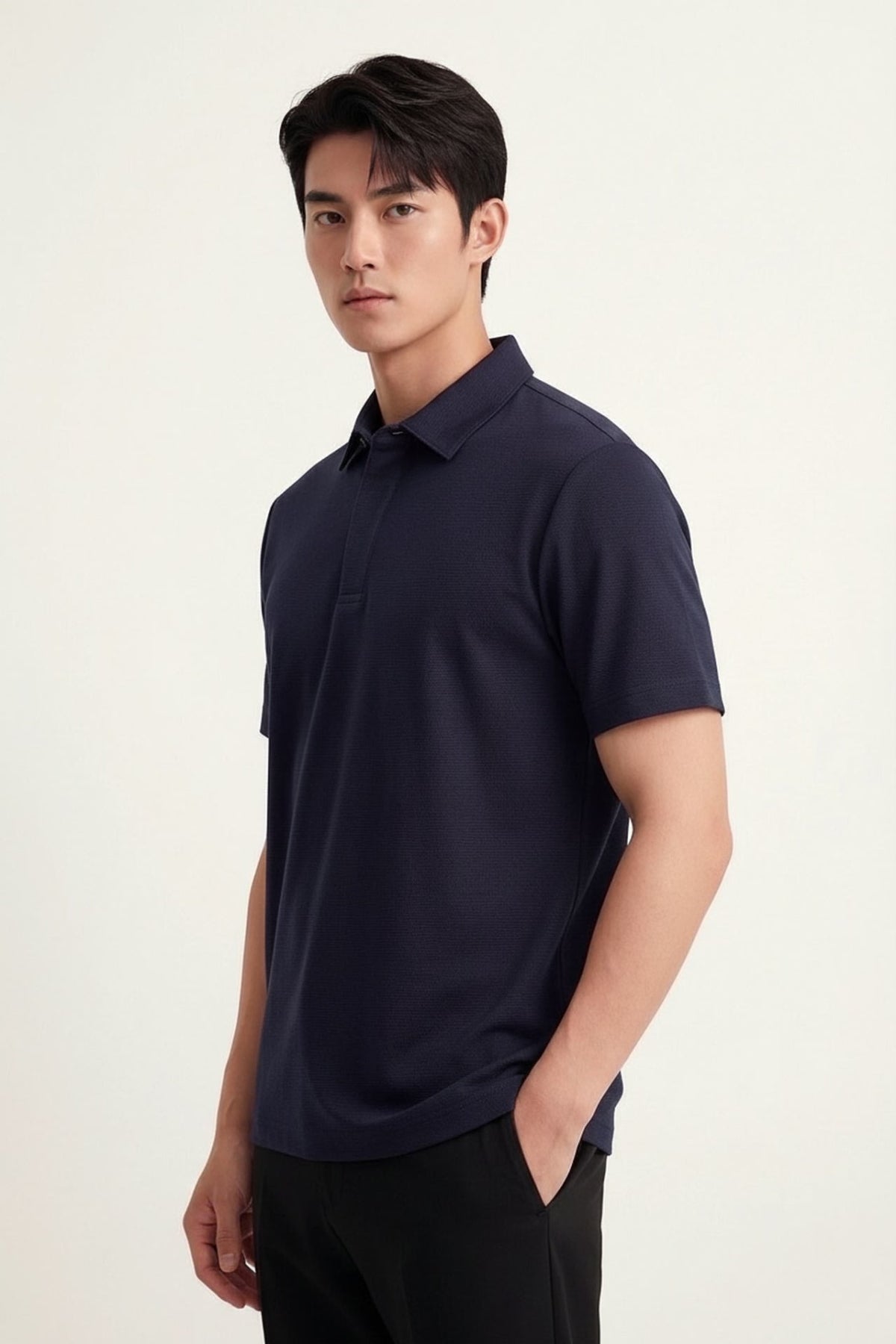 Cool Touch Mercerized Cotton Ottoman Relax Fit Polo Tee