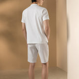 Cool Touch Mercerized Cotton Ottoman Comfort Fit Stand Collar Polo Tee