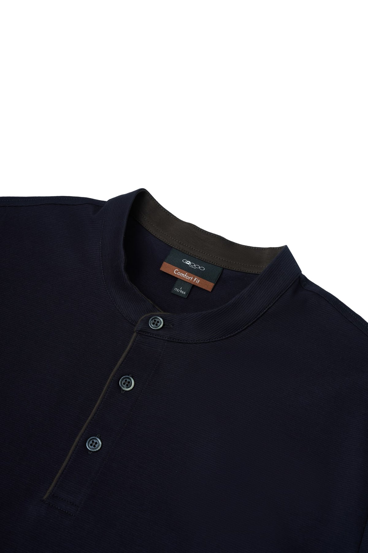 Cool Touch Mercerized Cotton Ottoman Comfort Fit Stand Collar Polo Tee