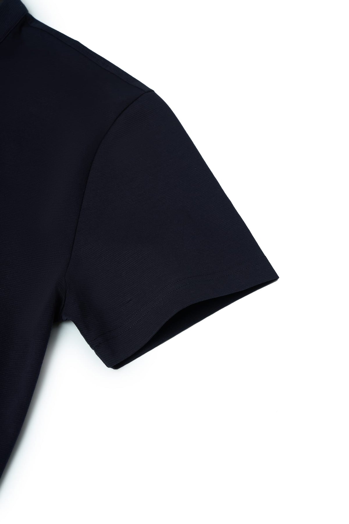 Cool Touch Mercerized Cotton Ottoman Comfort Fit Stand Collar Polo Tee