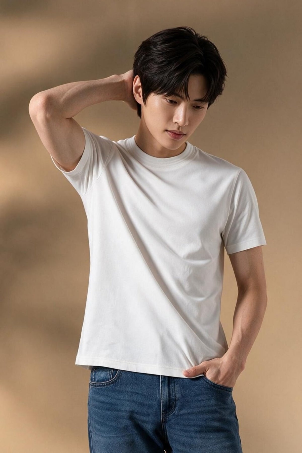 G2000 - T-Shirts - Cool Touch Mercerized Cotton Ottoman Comfort Fit Crew Neck Tee - Comfort - Sheer Pink