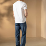 Cool Touch Mercerized Cotton Ottoman Comfort Fit Crew Neck Tee