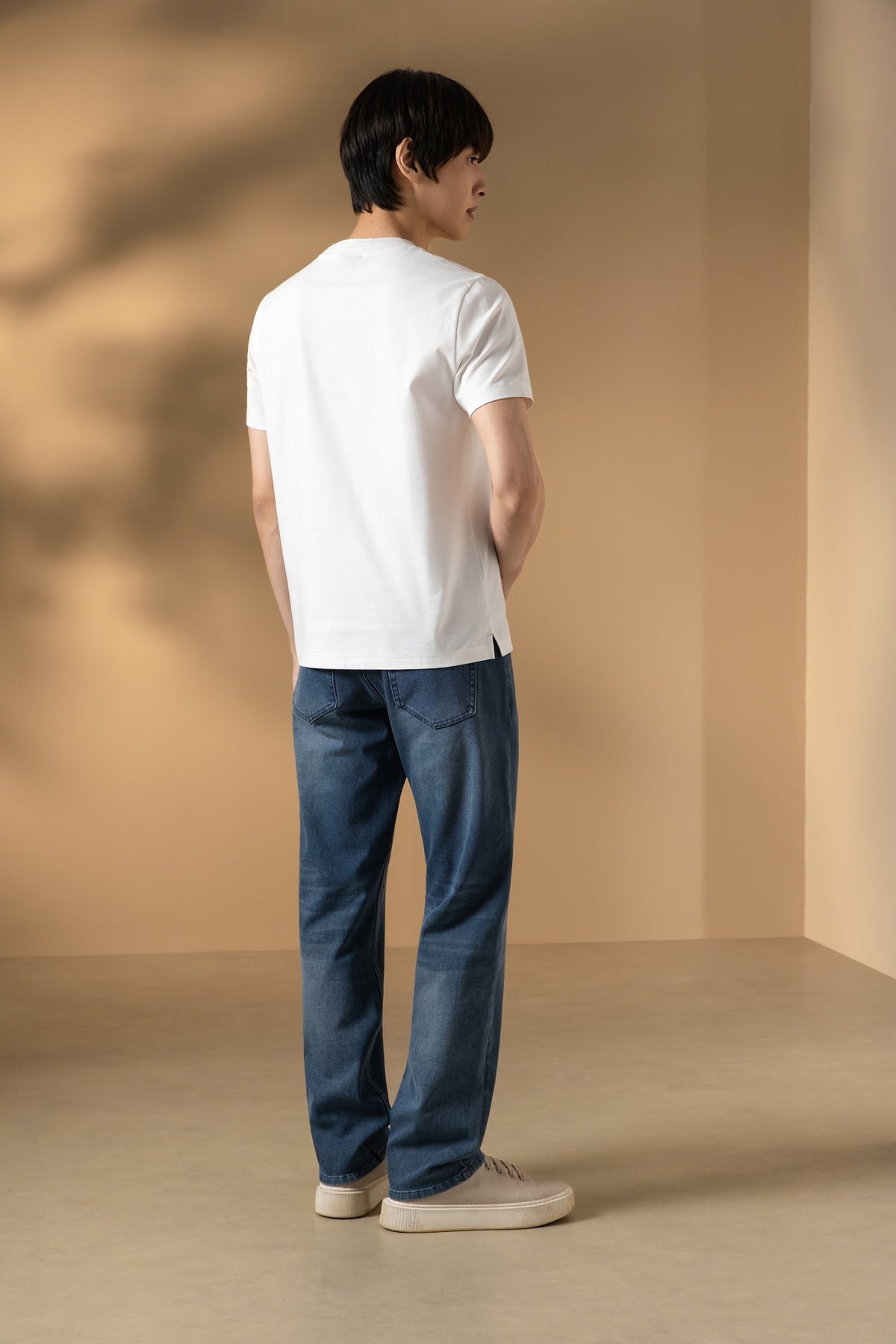 Cool Touch Mercerized Cotton Ottoman Comfort Fit Crew Neck Tee
