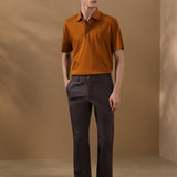 Cool Touch Pure Cotton Interlock Relax Fit Polo Tee