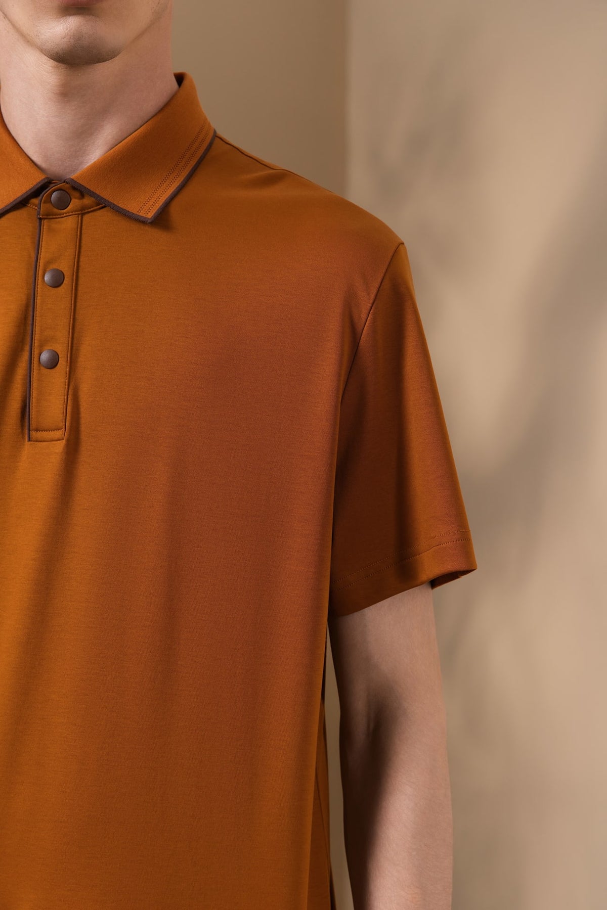 Cool Touch Pure Cotton Interlock Relax Fit Polo Tee