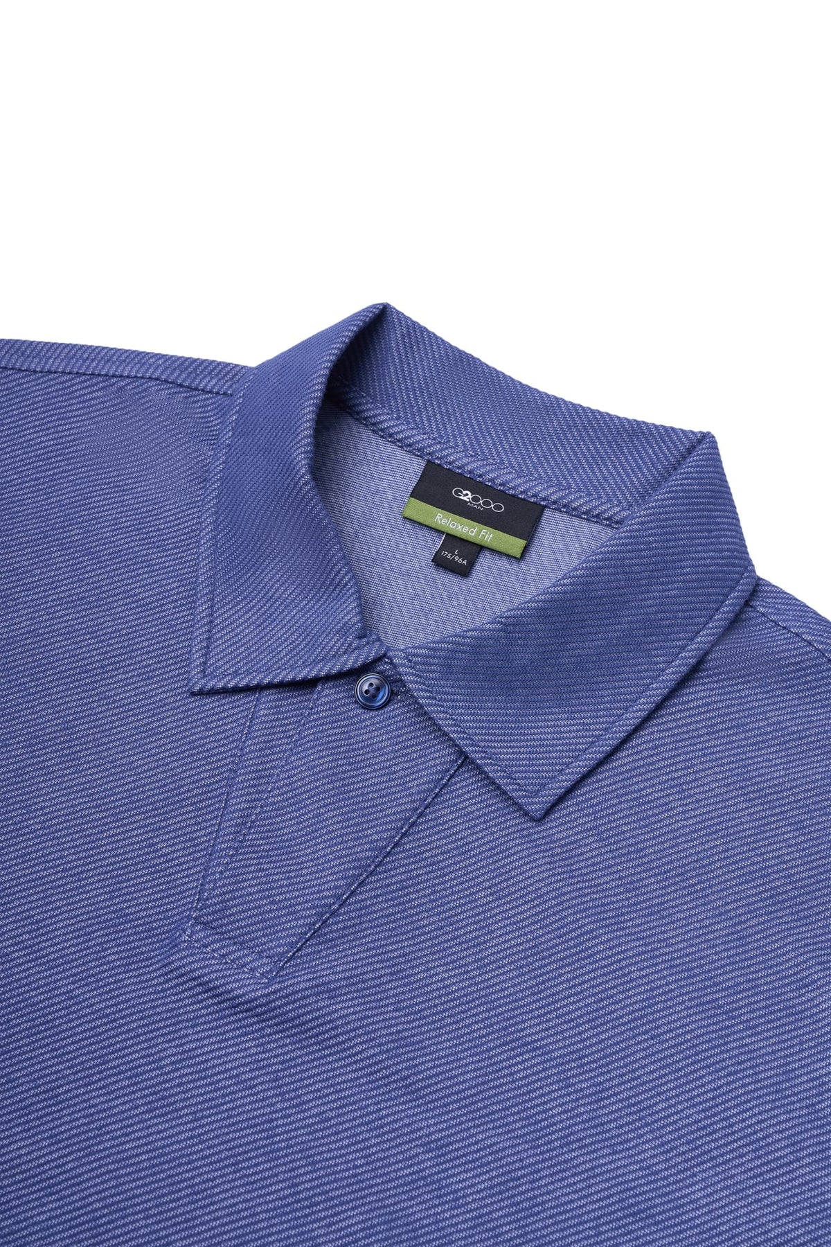 Cotton Blend Relax Fit Polo Tee