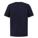 Cotton Blend Ottoman Relax Fit Crew Neck Tee