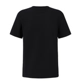 Cotton Blend Ottoman Relax Fit Crew Neck Tee