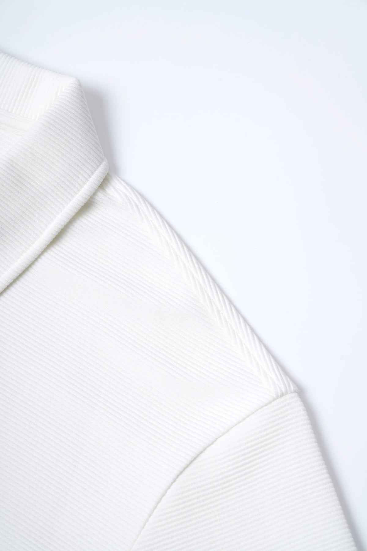 Cotton Blend Ottoman Oversize Fit Polo Tee