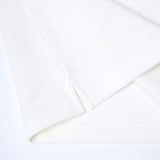 Cotton Blend Ottoman Oversize Fit Polo Tee