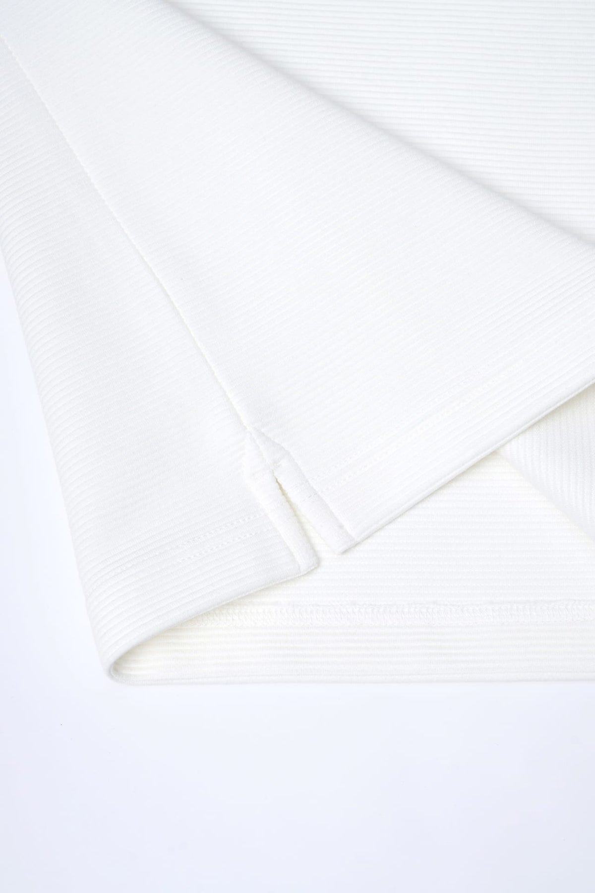 Cotton Blend Ottoman Oversize Fit Polo Tee