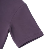 Cotton Blend Ottoman Oversize Fit Polo Tee