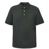 Waffle Knit Relax Fit Polo Tee