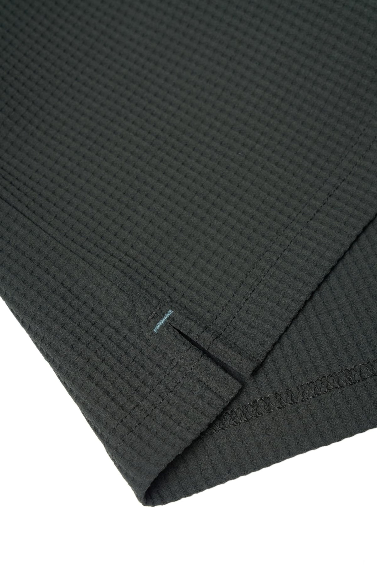 Waffle Knit Relax Fit Polo Tee